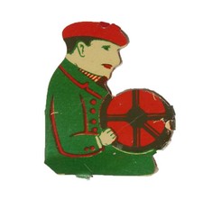 MARX EARLY RACE CAR DRIVER ONLY TIN TOY PART ORIGINAL PAINT TABS PRESENT RACER