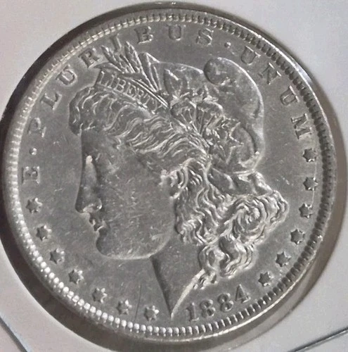 1884-P AU/UNC Morgan Silver Dollar~HIGH BID WINS~  My Private Collection #1726