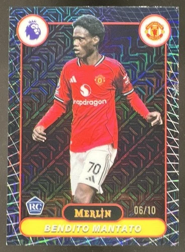 2026 Topps Merlin Premier League Bendito Mantato RC Black Mojo Refractor #/10