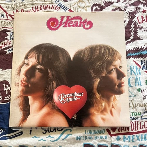 Heart Dreamboat Annie LP 1975 Mushroom MRS 5005 Gatefold Terre Haute VG+
