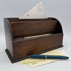 Antico portalettere in legno porta posta portadocumenti da scrivania ufficio 800