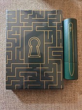 New Baron Fig Lock & Key - Matching Brass Squire Pen and Confidant Notebook Set