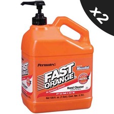 Permatex Fast Orange Pumice Lotion Workshop Garage Hand Scrub Cleaner 2x3.7 L