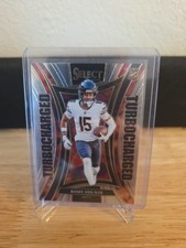 2024 Panini Select - Turbocharged Rome Odunze #22 (RC) Chicago Bears Rookie Card