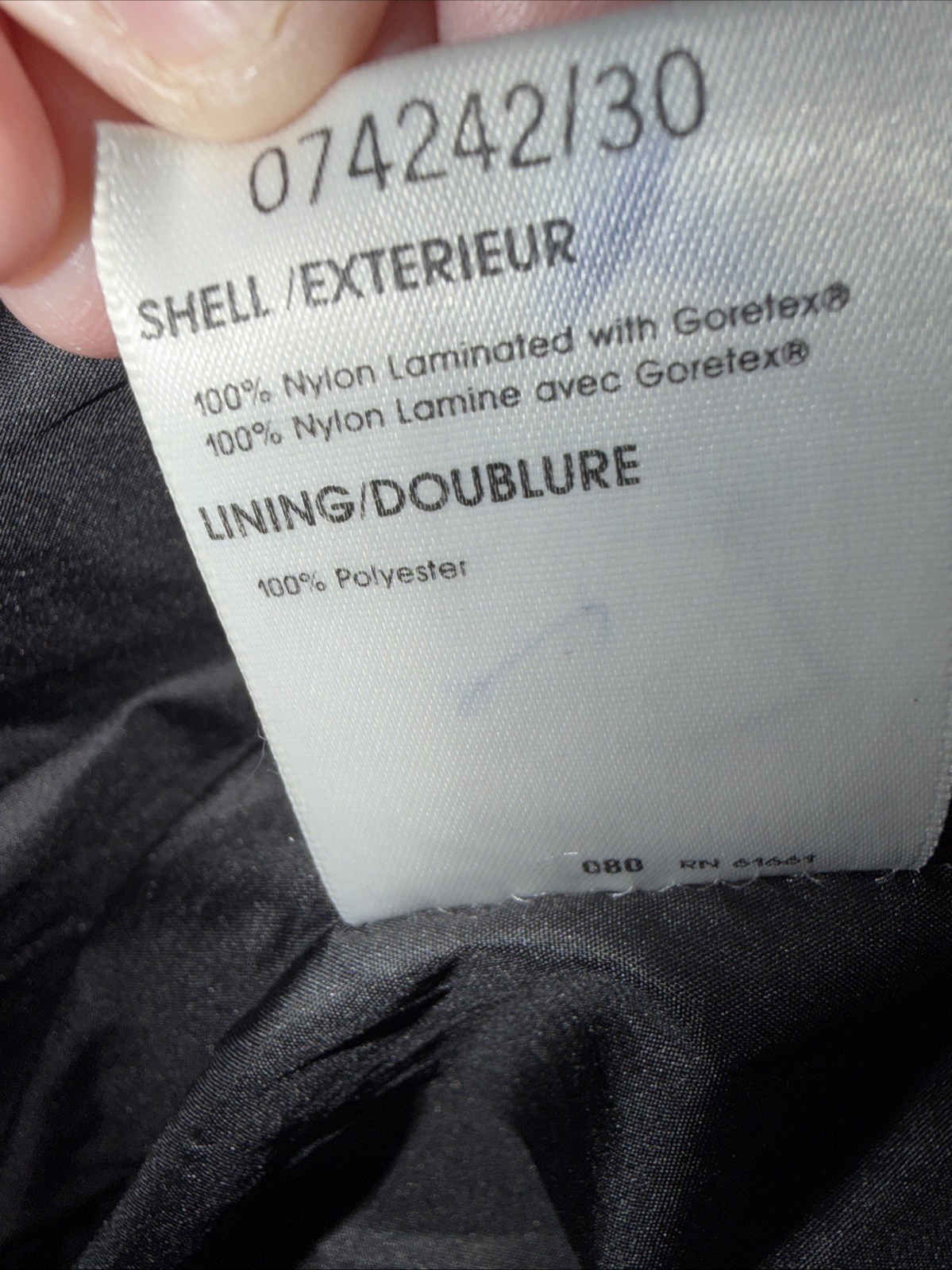 Vintage 90s Womens North Face Mountain Purple Black  Parka Goretex Jacket Small thumbnail 18