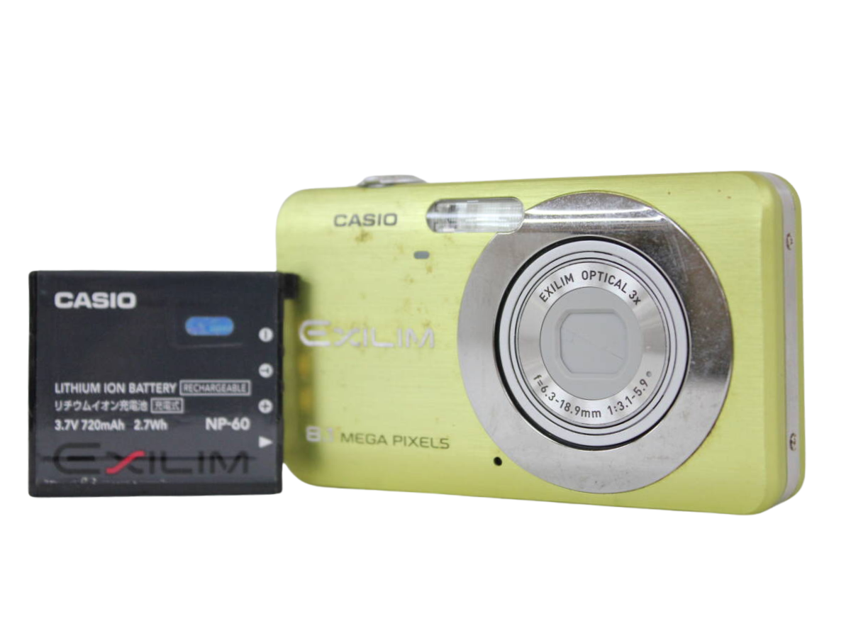 Casio EXILIM EX-Z80 Green 8.1MP Compact Digital Camera From Japan
