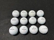 12 WILSON STAFF  MODEL X GOLF BALLS - PEARL / GRADE A CONDITION - P&P INC