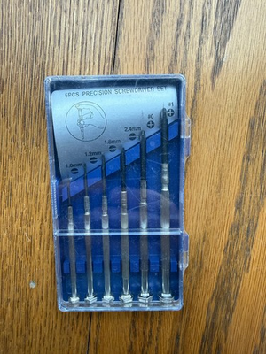 #ad #ad 7 Piece Precision Screwdriver Set – Mini Phillips amp; Slotted Repair Tools $4.29