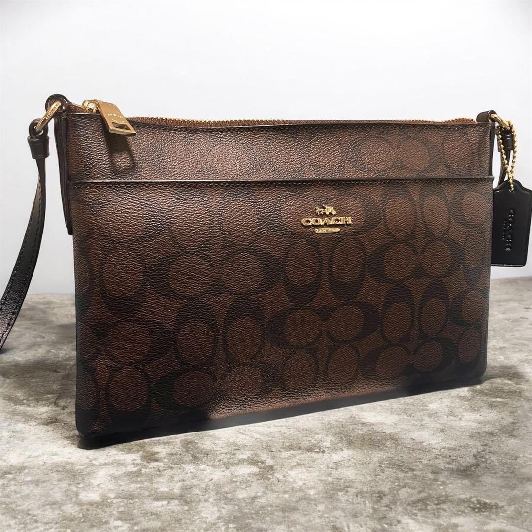 [Extremely Good Condition] COACH Brown Shoulder B… - image 1