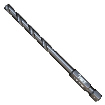 1 x 5 mm - HSS Schlagbohrer mit Schnellwechsel-Sechskantschaft (Bulk)