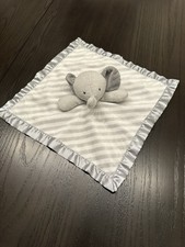 Cloud Island Gray Elephant Lovey Security Blanket Satin Trim 13  Target Baby