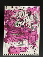 Modern Abstract Painting Graffiti Art Cubism Anime Cartoon Original Psychedelic