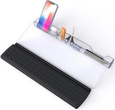 Keyboard Riser Computer Keyboard Stand Acrylic Tilted Keyboard Holder for Eas...