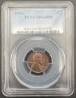 1913 MS64 RD Lincoln Wheat Cent PCGS