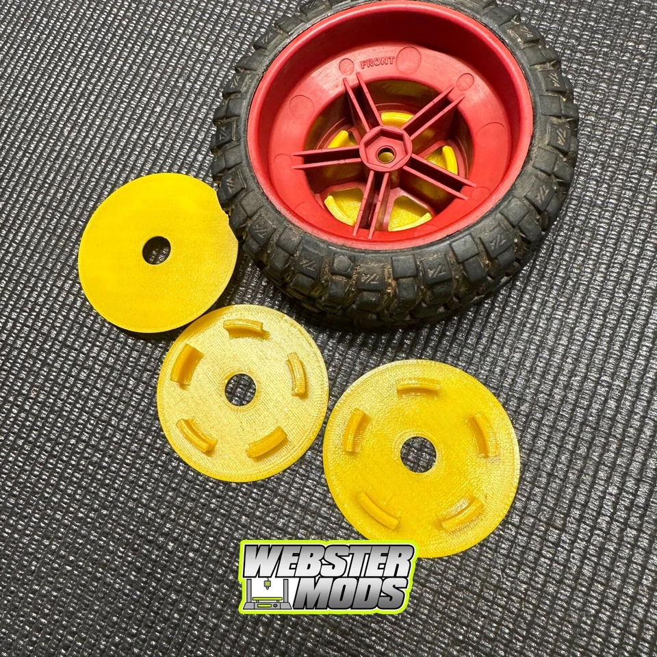 Traxxas Slash Wheel Dots Covers Stock Oval Race Mudboss - Image 2 of 3