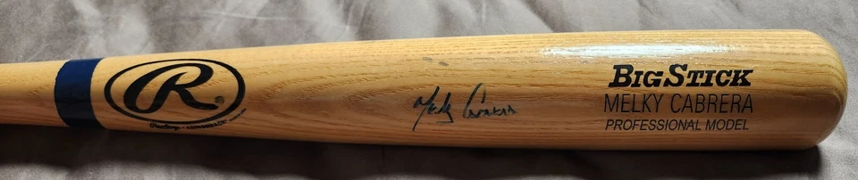 Bate de béisbol Rawlings Big Stick modelo profesional firmado por Melky Cabrera Foto 3 de 4