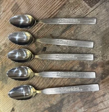 Vintage Sunkist Grapefruit Spoons Lot  (5) Advertisement Japan