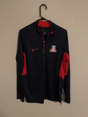 Arizona Wildcats Nike Elite Dri-Fit 1/4 Zip Pullover Warmup L/S