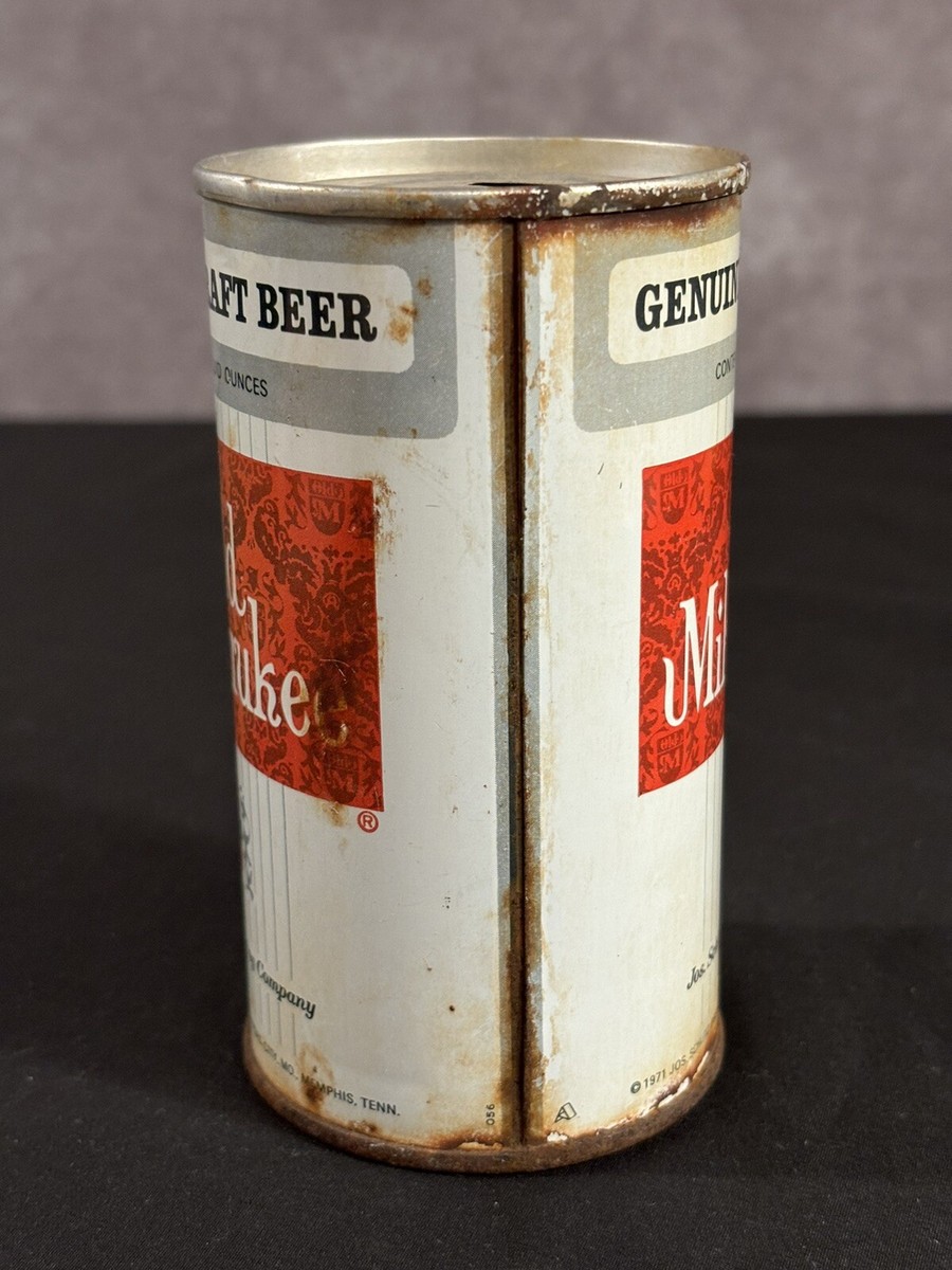 Old Milwaukee Genuine Draft Schlitz Brewing Union Made 1971 Pull