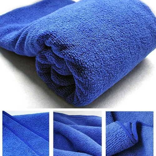 2X 60*160cm Extra Large Microfiber Towel Deluxe Wash Drying Cleaning Soft Cloth - Picture 3 of 5