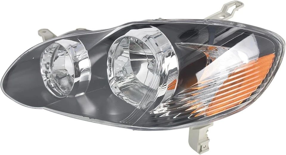 Focos Fondo Negro for 2003-2008 Toyota Corolla S Lamps Replacement 03-08 Pair - Image 4 of 4
