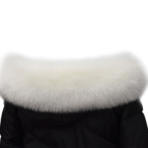 Faux Fur Hood Trim Replacement Fluffy Collar Detachable for Winter Coat Fashion - Picture 24 of 34