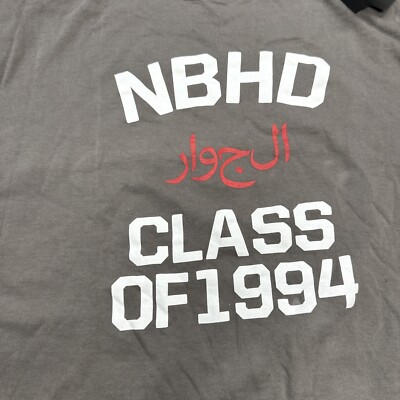 NEIGHBORHOOD CO.jp TSHIRT CLASS OF 1994 Sz Large L New