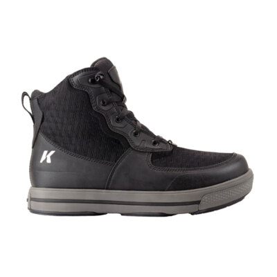 KORKERS Stealth Sneaker With Fixed Kling-On Rock Soles Black Boot (FB9200)