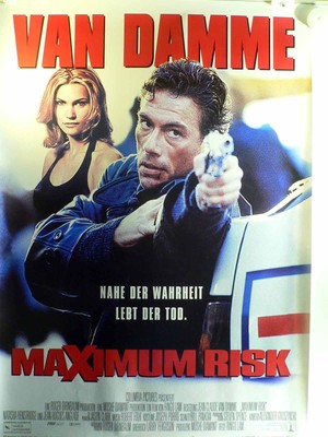 Maximum Risk - Jean-Claude Van Damme - Filmposter A1 84x60cm gerollt