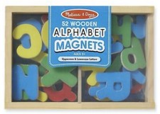 Melissa  Doug Wooden Alphabet Magnets New preschool toy 3 
