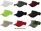 Visor Sun Hat Cap Golf Tennis Beach Men Women Adjustable Sport Plain Solid Color