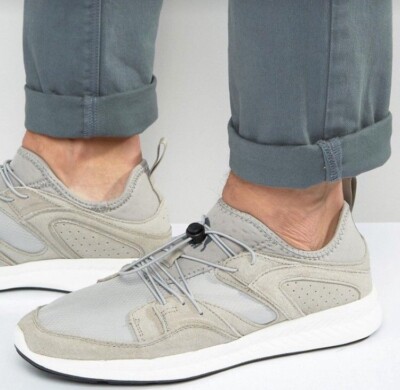 PUMA MENS 13 IVORY BLAZE IGNITE ELEMENTAL TRAINERS UK 12 EU 47 GREY Hard To Find