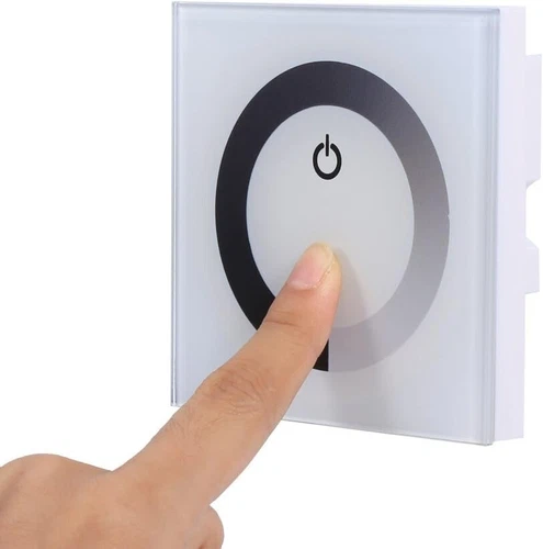 Contrôleur Variateur de Lumière LED Mural Tactile Commutateur pour Bande LED...