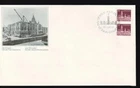 Canada FDC 1985 sc#952 Parliament 34¢ coil definitive vertical pair