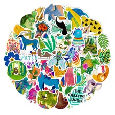 50pcs Animal Plant Foreststicker Pack For Laptop Water Bottle Skateboard Phone 50pcs Animal Plant Foreststicker Pack For Laptop Water Bottle Skateboard Phone