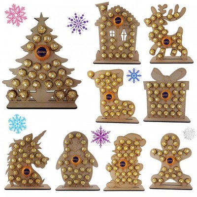 Wooden Advent Calendar Holder, Holds Ferrero Rocher And Terry Chocolate  Orange | eBay