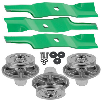 Caltric Deck Spindle & Blade for John Deere F620 F680 F687 ZTrak 48'' 54'' 60''