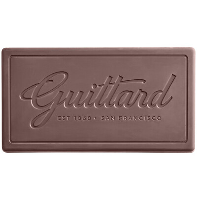 Guittard 10 lb. Solitaire 52% Dark Chocolate Bar - 5/Pieces WS-409G0413C50CS