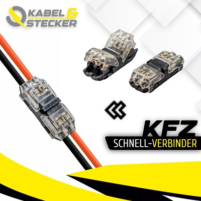 2x Automotive Car H Cable Connector 2 Pin Signal Connector Connector Model Making