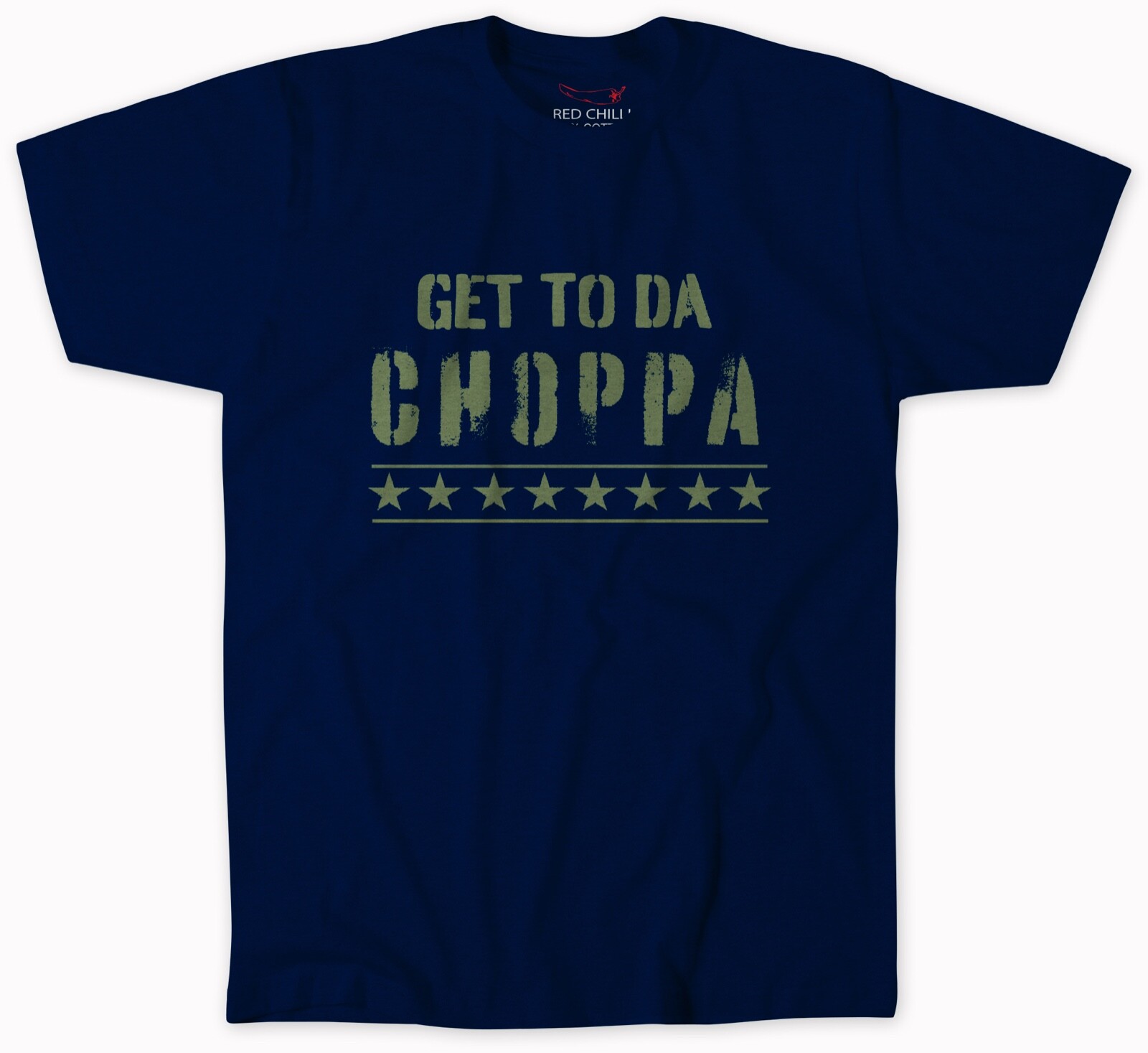 GET TO DA CHOPPA MENS T SHIRT TEE ARNIE RETRO 80s MOVIE QUOTE ...