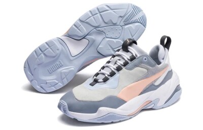 PUMA Thunder Colour Block Sneaker Women's Size 7 White