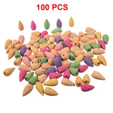 100 Pcs Backflow Incense - For Home/Meditation, Aromatherapy & Relaxation