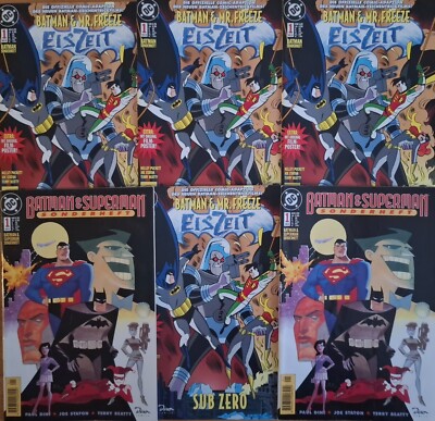 Batman & Superman Sonderheft #1 Sub Zero Dino Verlag 1999 1998 DC Comics Poster
