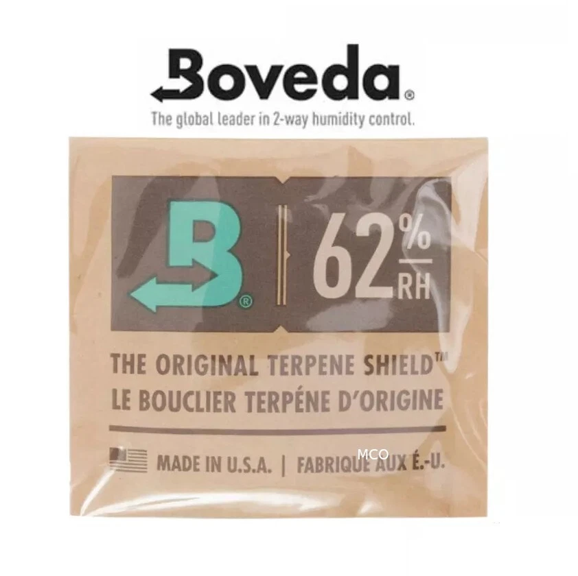 5 Pack Boveda 62% 30g Size 8 2 Way Humidity Control Packs - Save 20% Multibuy