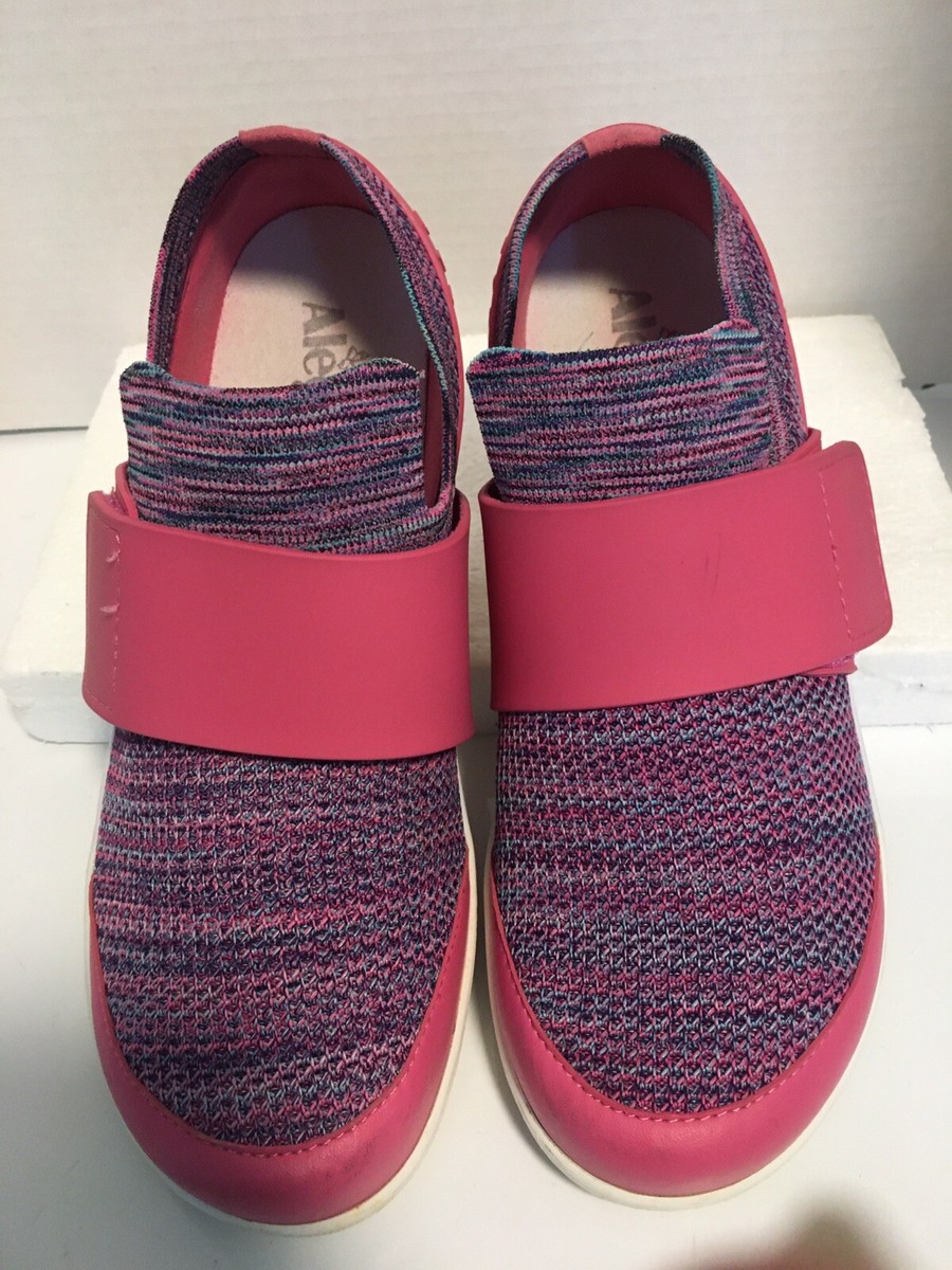 Traq By Alegria Qwik Women's Smart Comfort Walking Shoe Pink Purple EU39 US8-8.5
