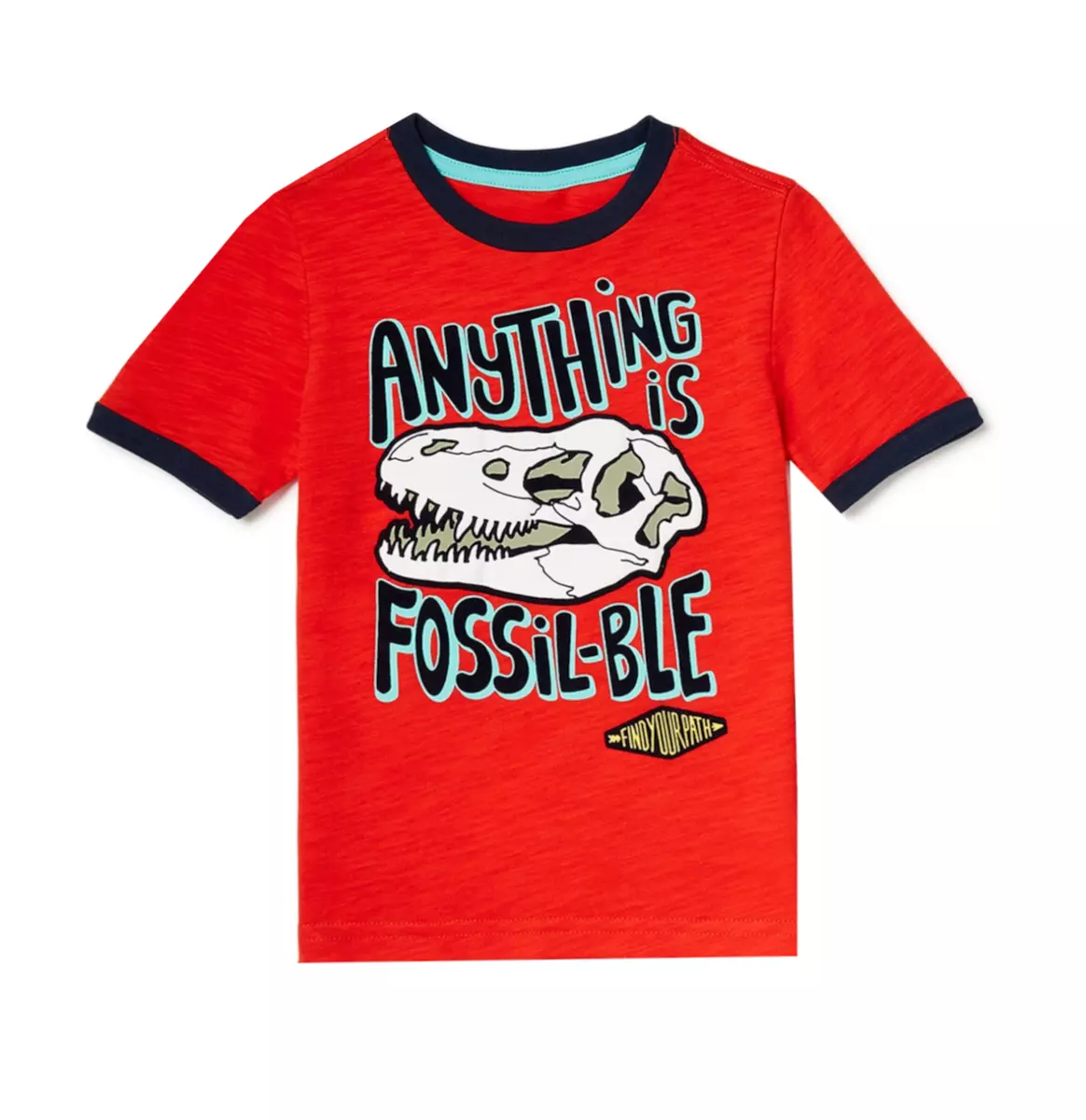 Boys Short Sleeve Robot Graphic Tee