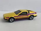 Hot Wheels 1979 Delorean Turismo Yellow 1:64 Diecast Car - Rare Malaysia VTG