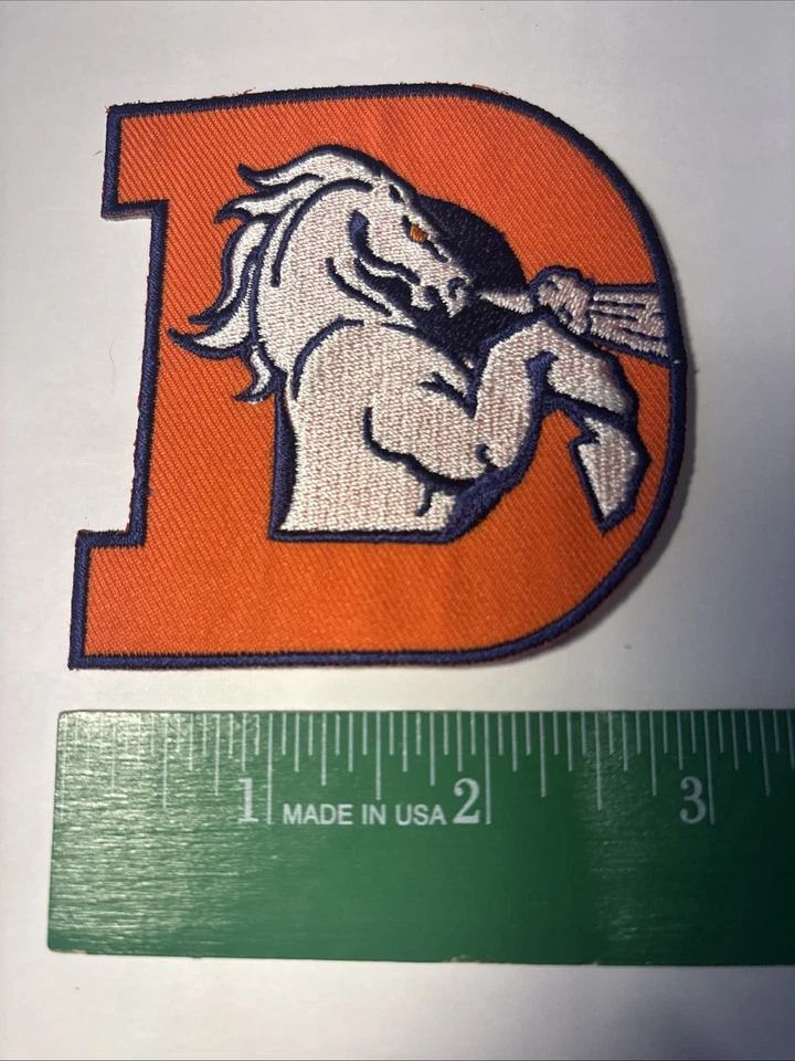 Denver Broncos Embroidered Iron On Patch - Image 1 of 1