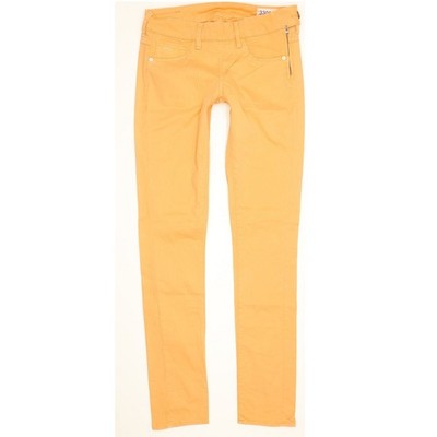 G-Star 3301 Super Damen Orange Skinny Slim Stretch Jeans W26 L30 (110102)