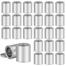 24 Pack Empty Metal Paint Cans Lids 3.5oz 1/2 Cup Touch Up Containers
